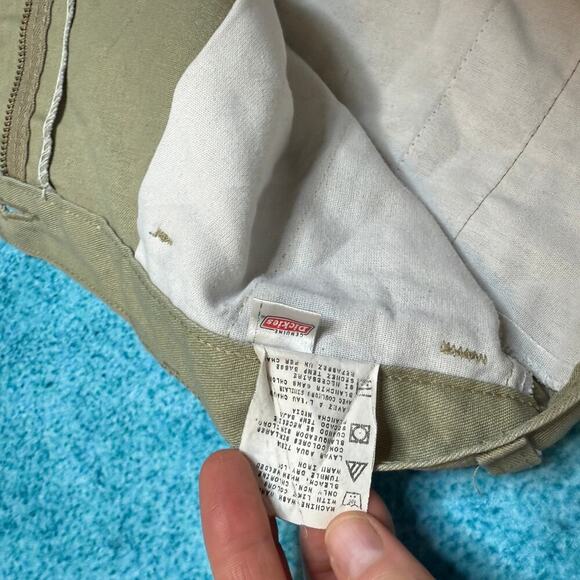 Dickies Utility Work Shorts Mens 40 Tan Vintage Fit 38x12 Made in Honduras - Picture 12 of 14